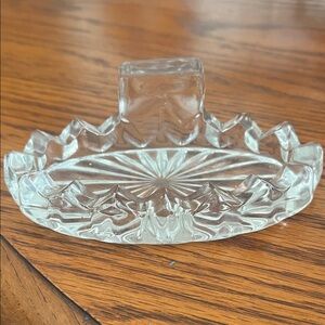 Vintage Fosteria American Crystal Ashtray